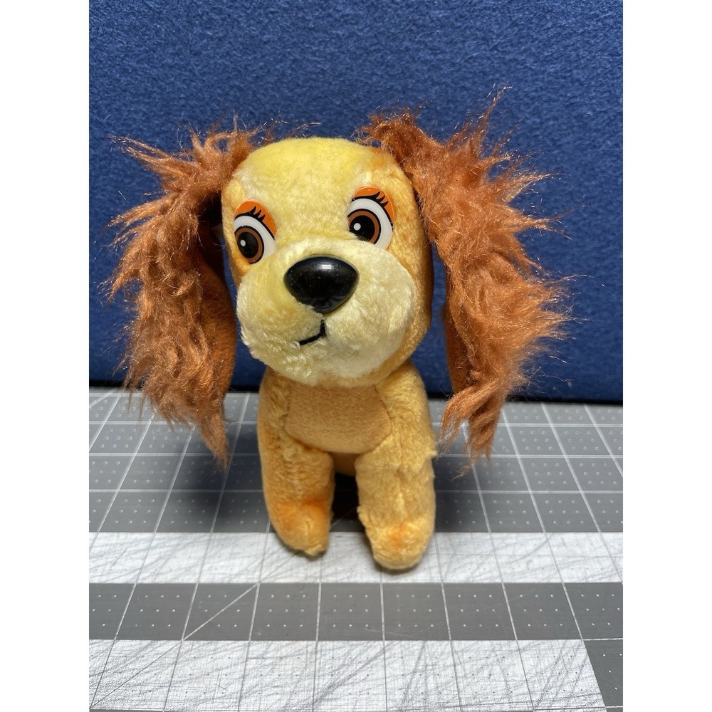Disney Lady and the Tramp Lady Plush VTG 6" Stuffed Animal